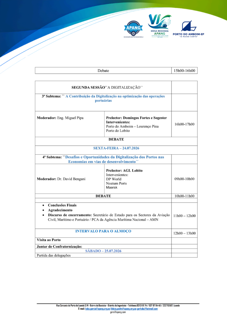 Programa Oficial da APANG - Página 2