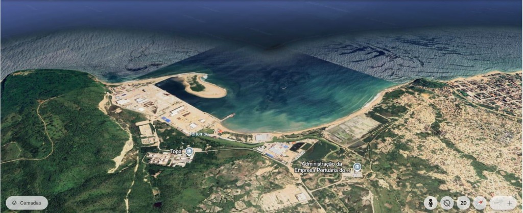 Porto Amboim - Vista Satelital